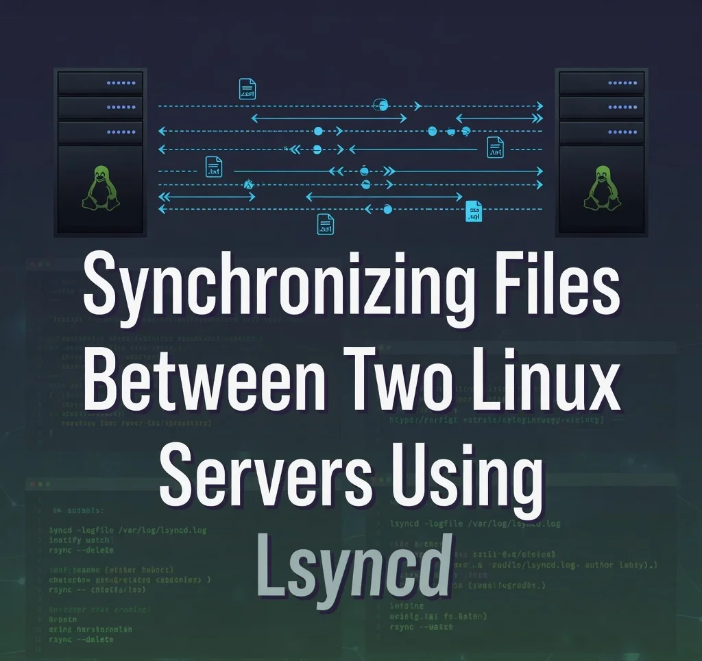 Synchronizing Files Between Two Linux Servers Using Lsyncd