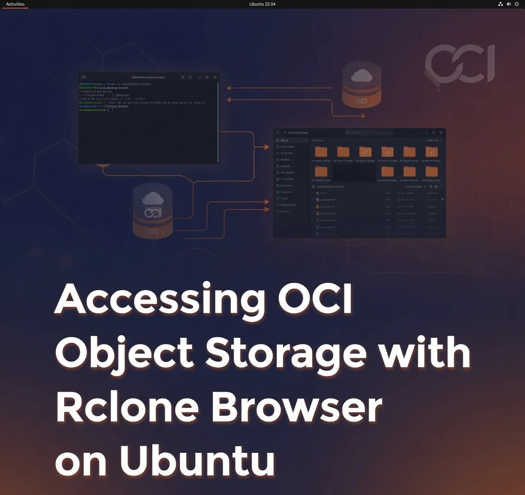 Accessing OCI Object Storage with Rclone Browser on Ubuntu