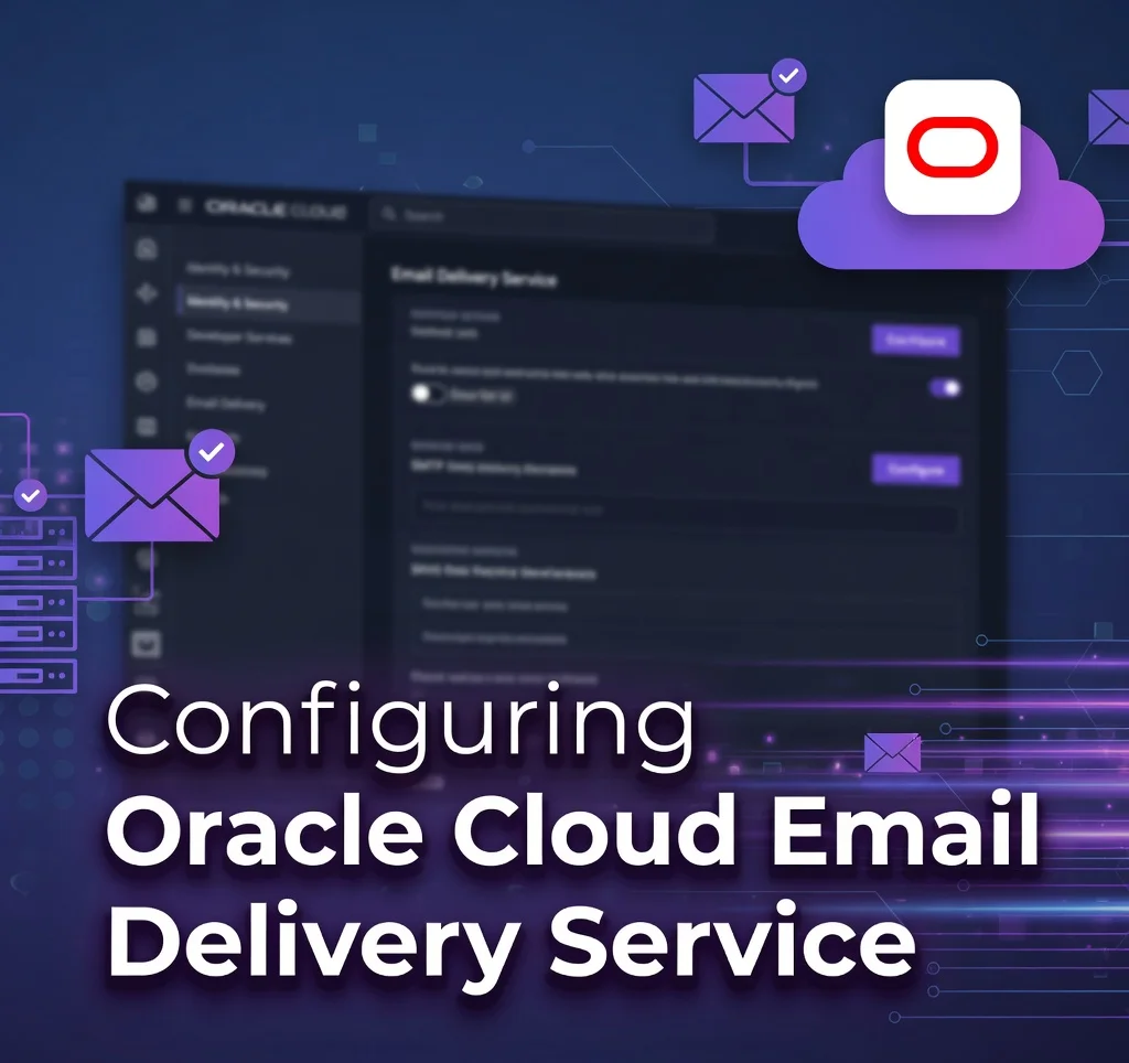 Configuring Oracle Cloud Email Delivery Service